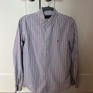 Men's Polo Ralph Lauren Oxford - Red/White/Blue Striped, Medium